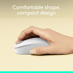 Logitech 910-007438 M196 Bluetooth Mouse - Off White