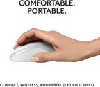 Logitech 910-007116 M240 Silent Bluetooth Wireless Mouse Off-White