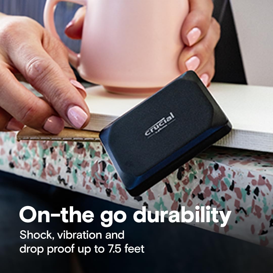 Crucial CT2000X9SSD902 2TB X9 Portable SSD 1050MB/s