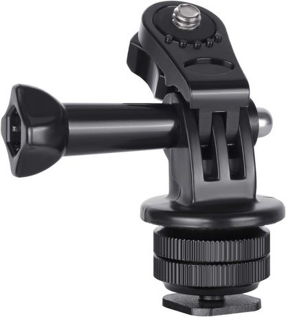 Neewer 10089743 Phone Holder - Hot Shoe Mount Adapter for Action Cameras