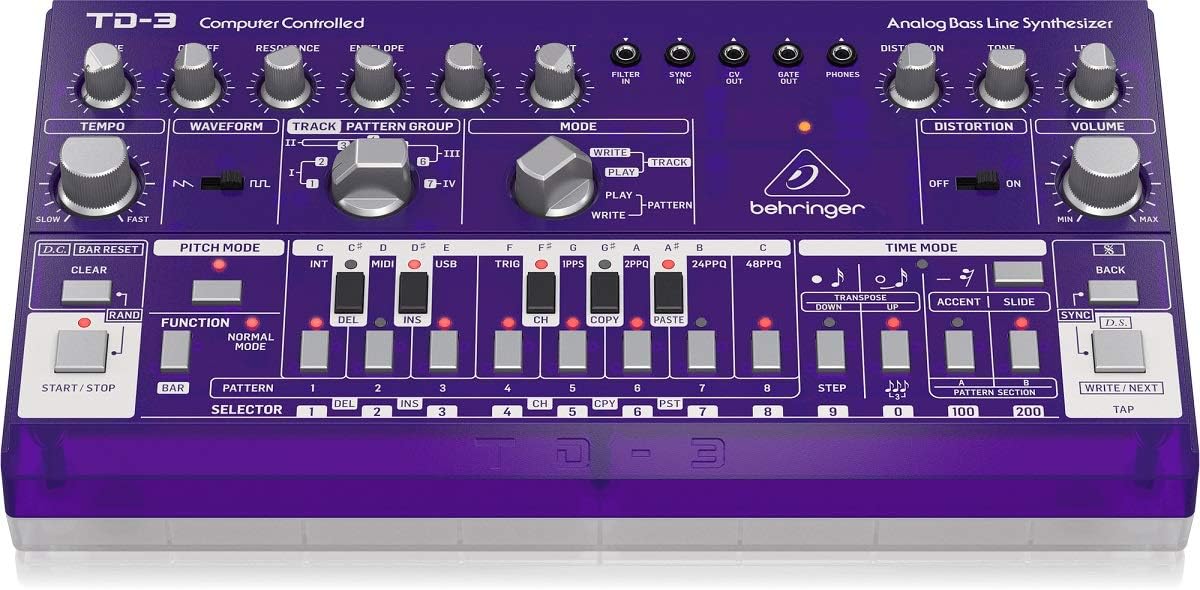 Behringer 000-EDU04-00010 TD-3-GP Analog Bass Synthesizer