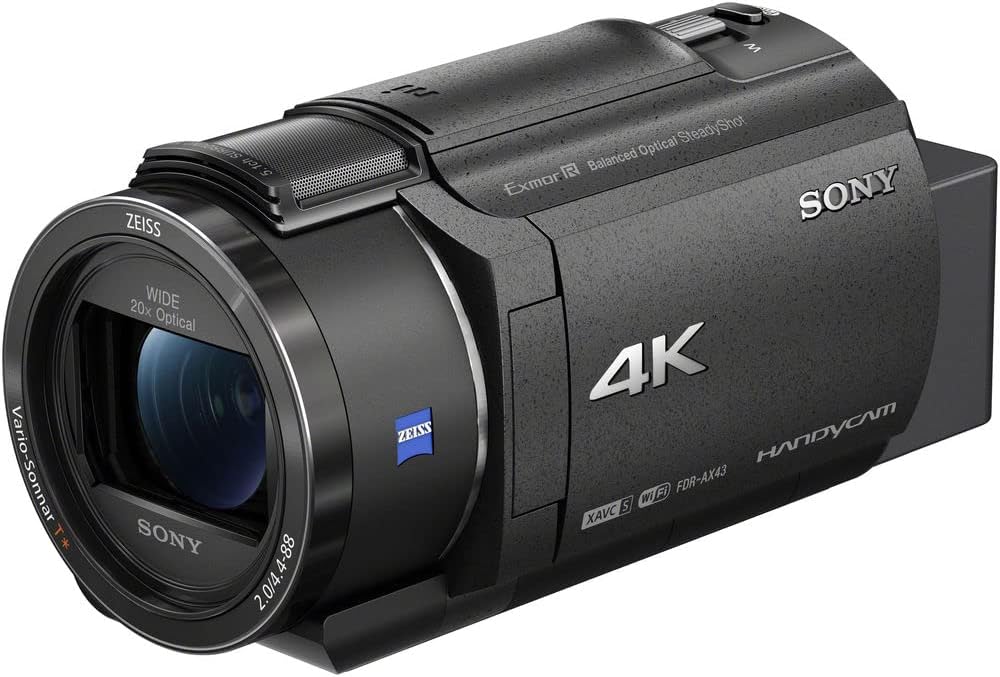 Sony FDR-AX43 4K Camcorder Bundle (Renewed)