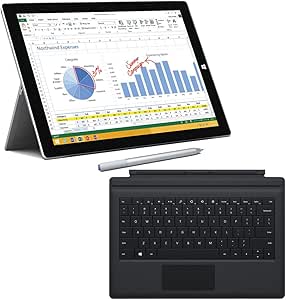 Microsoft B010ODQDOO Surface Pro 3 i3 Type Cover Bundle