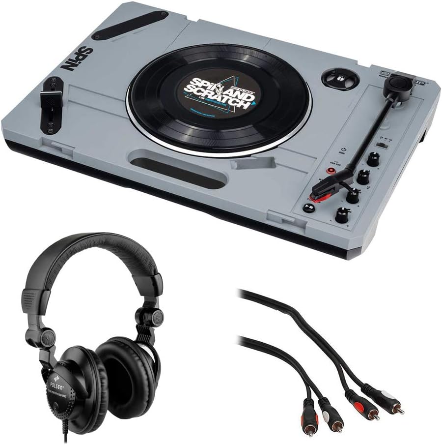 Reloop Spin Portable Turntable System with Headphones