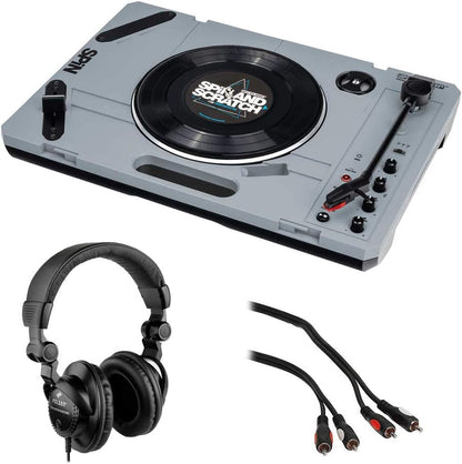 Reloop Spin Portable Turntable System with Headphones