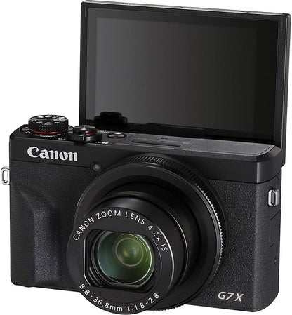 Canon g7 PowerShot G7 X Mark III Renewed Camera Bundle
