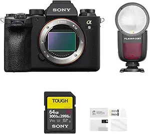 Sony Alpha 9 II (ILCE9M2/B) Speedlight Bundle with Flashpoint Zoom Flash