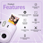 Fujifilm INSTAX mini 12 Pastel Blue Holiday Bundle