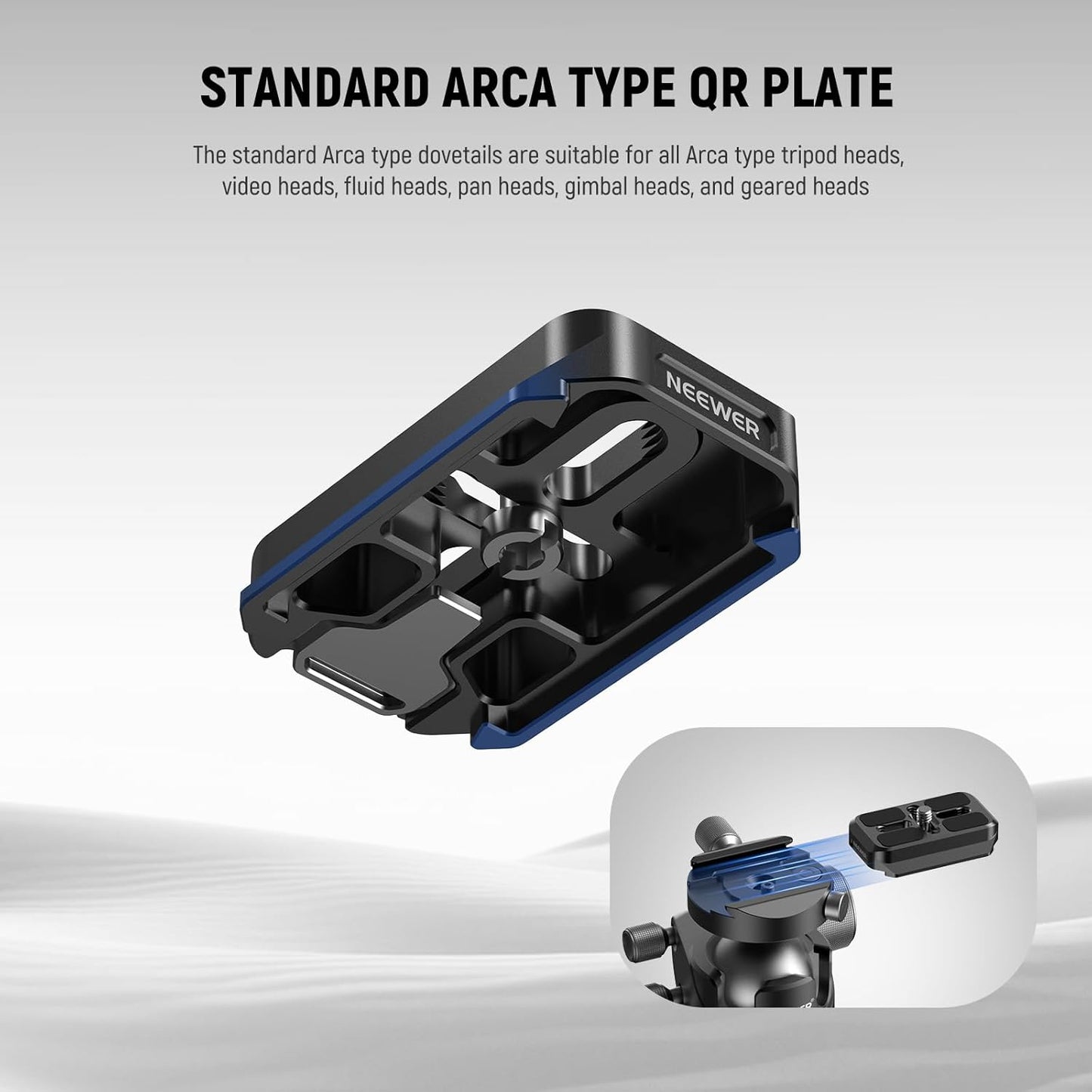 Neewer 10104907 NATO to Arca QR Plate Adapter