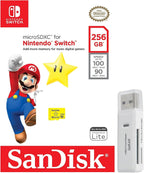 SanDisk Super Mario Star Design 256GB MicroSD for Nintendo Switch