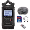 Zoom H4N PRO BLACK 4-Track Recorder Bundle (2022)