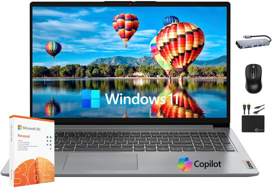 Lenovo IdeaPad 1i Slim Laptop 36GB 1.5TB Win 11 Bundle