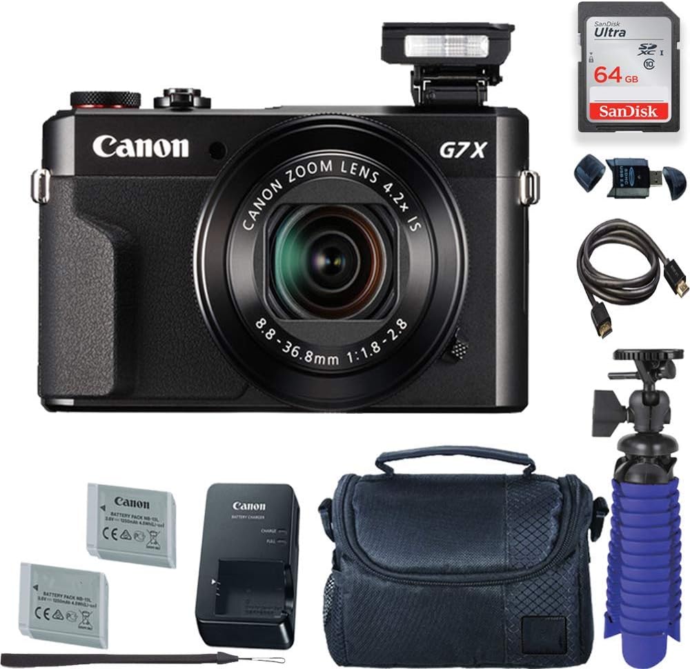 Canon PowerShot G7 X Mark II Digital Camera Renewed