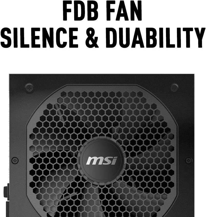 MSI MPGA750GF MPG A750GF 750W 80+ Gold Power Supply