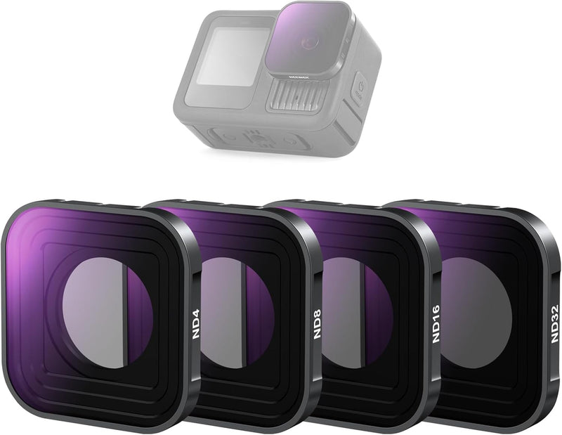 Neewer 10105346 ND Filter Set for GoPro Hero 13/12/11/10/9 — main product image