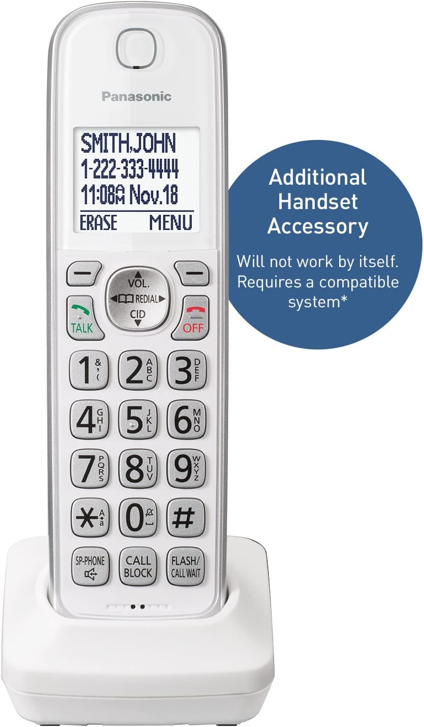 Panasonic KX-TGDA63W Additional Cordless Phone Handset