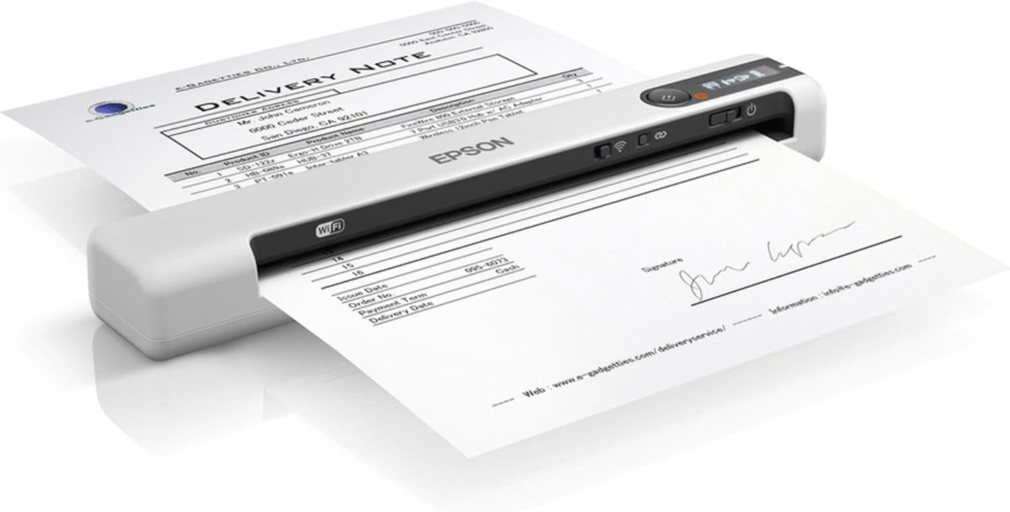 Epson DS-80W Wireless Portable Document Scanner