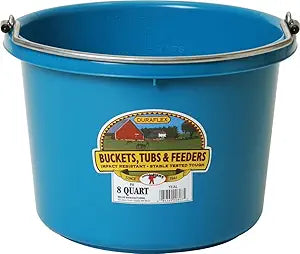 Miller Manufacturing P-8-TEAL - 8-Quart Plastic Bucket - Teal