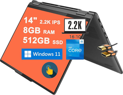 Lenovo Yoga 7i 14 2-in-1 Touchscreen Laptop i5 - Bundle