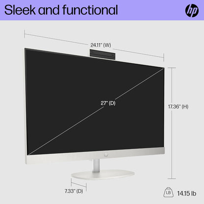 HP 27-cr1080 27-inch All-in-One Desktop Core Ultra 7