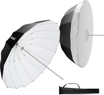 Neewer NS2U 51" Parabolic Reflective Photography Umbrella