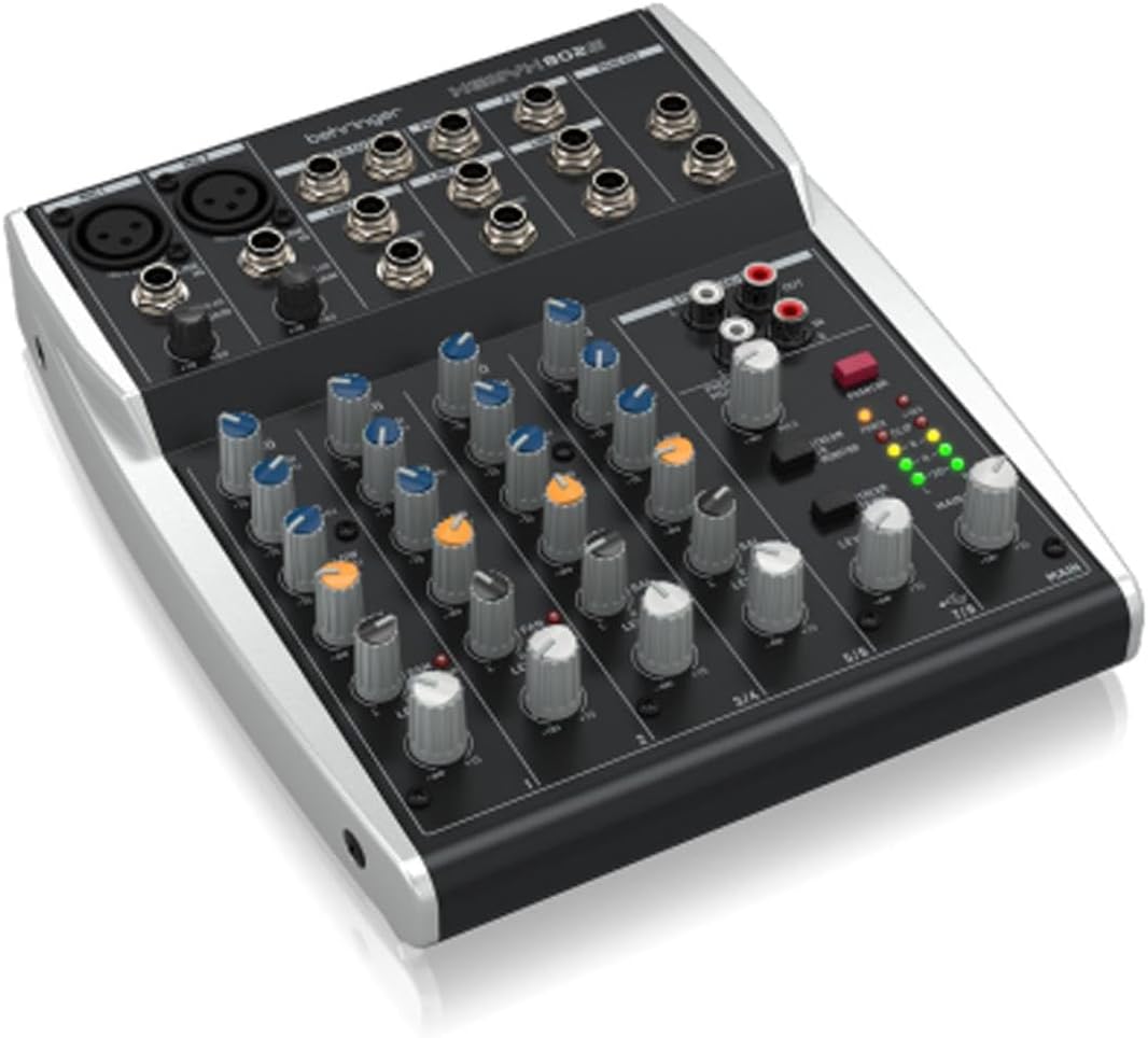 Behringer XENYX 802S 8-Channel USB Streaming Mixer