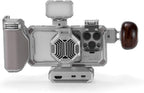 Tilta Tilta Khronos Ultimate Kit Compatible with iPhone 15 Pro - Titanium White - Phone Case, LED Light, Hub, Handles, Cooling Fan, ND Filter + More
