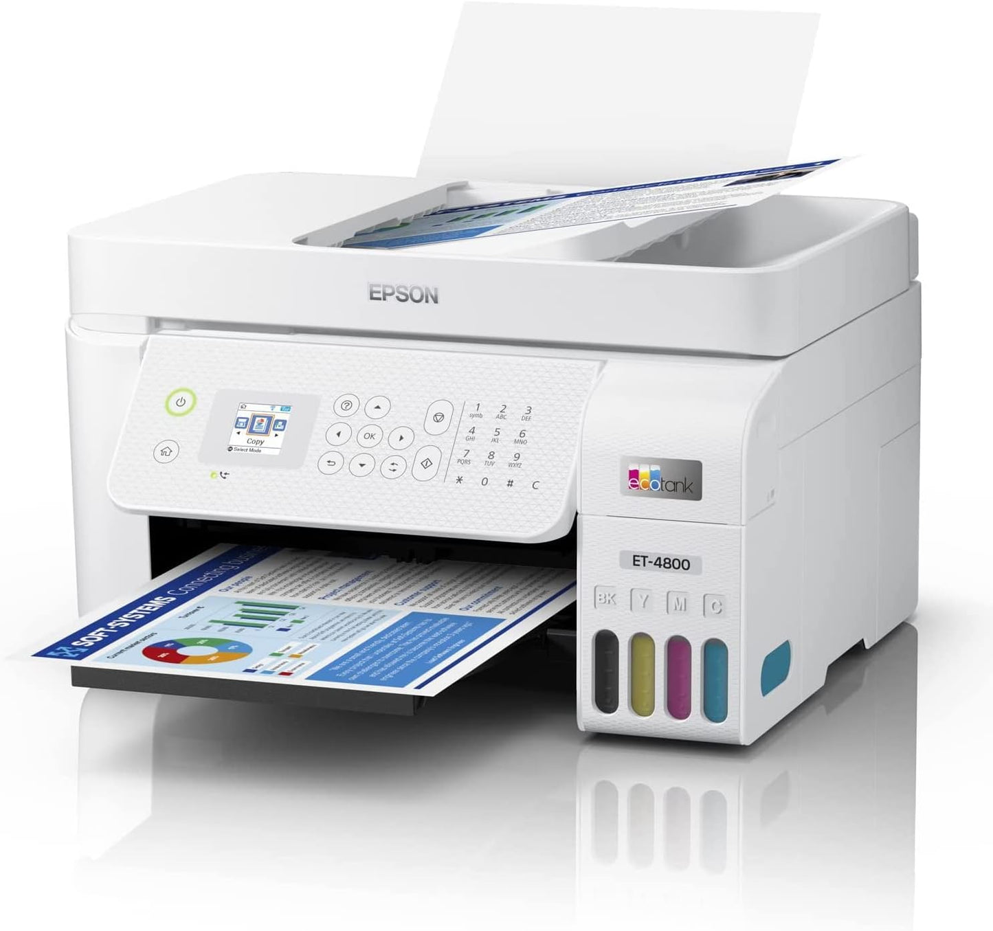 Epson ET-4800 EcoTank Wireless All-in-One Printer Renewed
