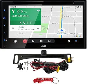 JVC KW-V66BT 6.8" CarPlay Receiver w/ Backup Camera