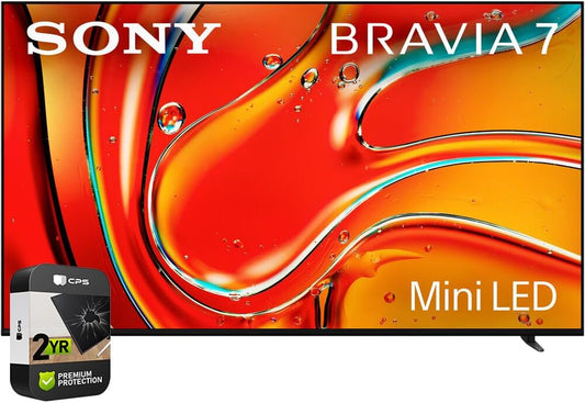 Sony E99SNK55XR70 55-inch BRAVIA 7 4K QLED Mini-LED TV Bundle