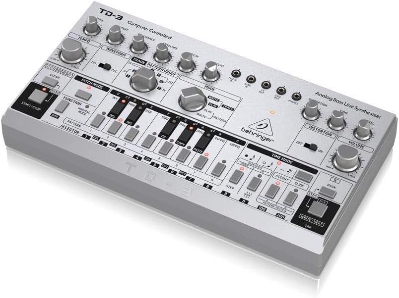 Behringer TD-3-SR Analog Bass Line Synthesizer Silver