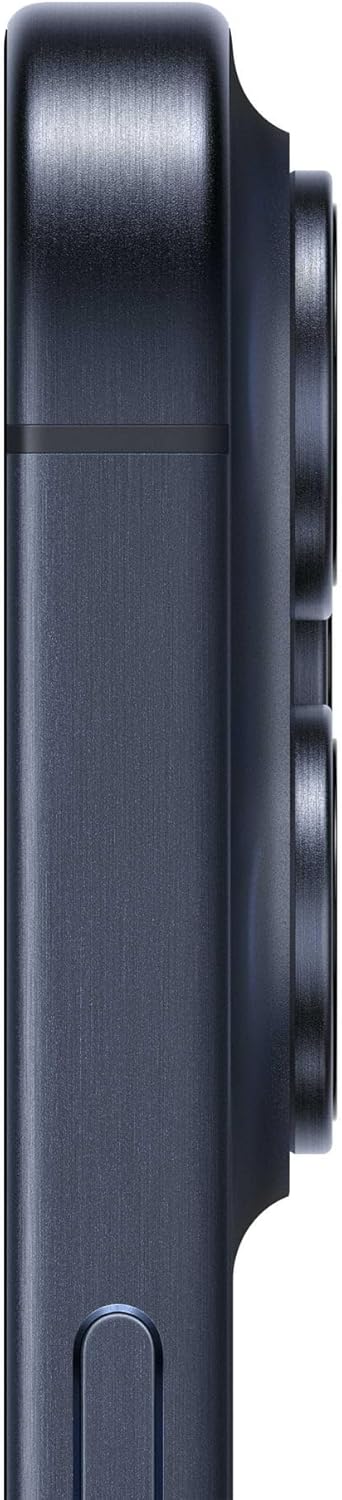 Apple MTQQ3LL/A iPhone 15 Pro 128GB Blue Titanium (Renewed)