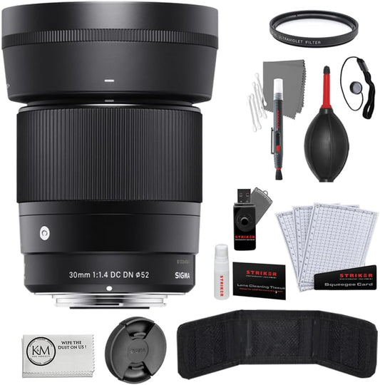 Sigma SIG302965-001 30mm f/1.4 Sony E-Mount Lens Kit