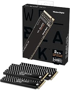Western Digital SN750 6TB NVMe M.2 SSD with Heatsink