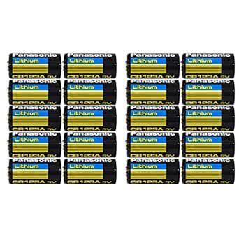 Panasonic CR123A Lithium 3V Batteries (20-Pack)