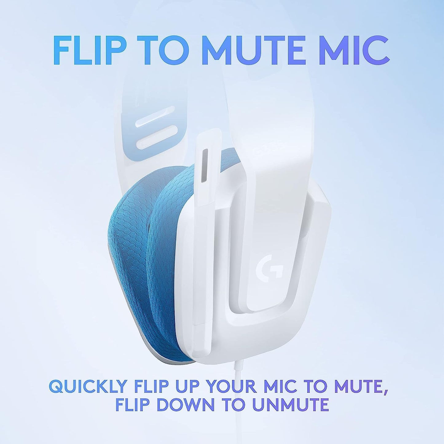 Logitech G535 LIGHTSPEED Wireless Gaming Headset - White (Renewed)