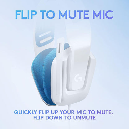 Logitech G535 LIGHTSPEED Wireless Gaming Headset - White (Renewed)