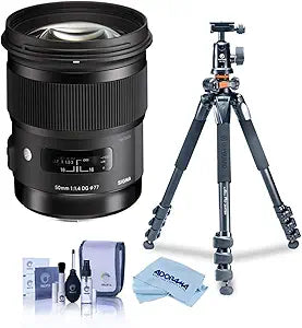 Sigma 50mm F/1.4 DG HSM Art Lens for Leica L Bundle