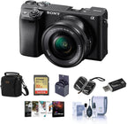 Sony a6400 Mirrorless Camera 16-50mm Lens Bundle