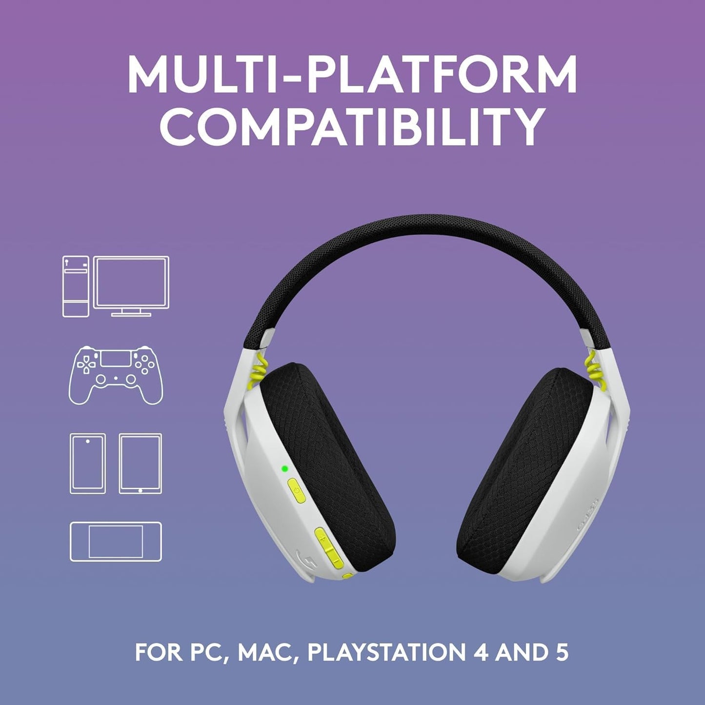 Logitech G435 Lightspeed Gaming Headset & Mouse Renewed
