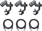 Sennheiser E604 Dynamic Instrument Microphone Kit 3-Pack