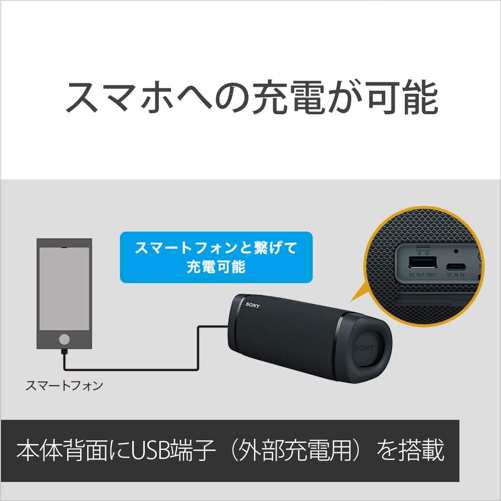 Sony SRS-XB33 BC Wireless Portable Bluetooth Speaker - Black