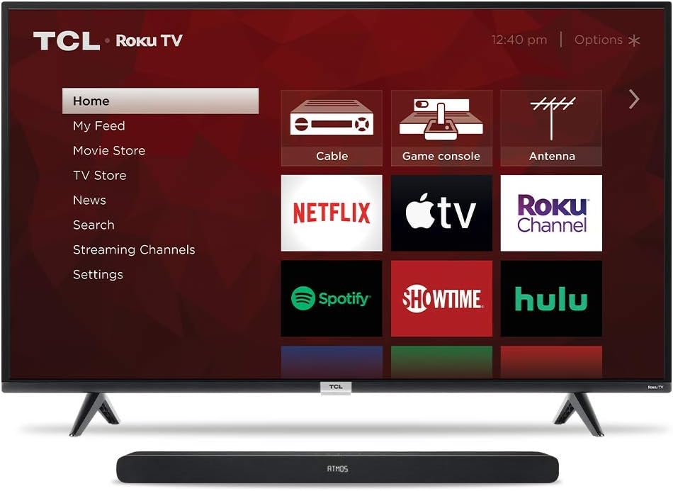 TCL 65" 4K UHD TV with Alto 8i Sound Bar