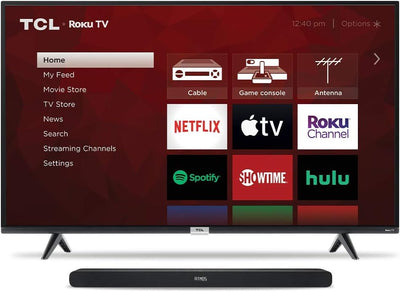 TCL 65" 4K UHD TV with Alto 8i Sound Bar