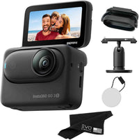 Insta360 CINSABKA-128GB-BLK-SELFIE GO 3S 4K Action Camera 128GB