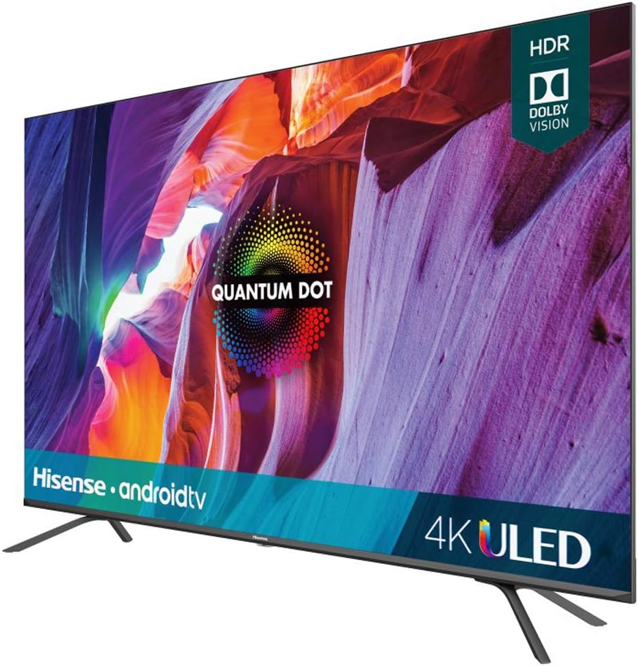 Hisense E9HIS50H8G 50" 4K ULED Android Smart TV Bundle