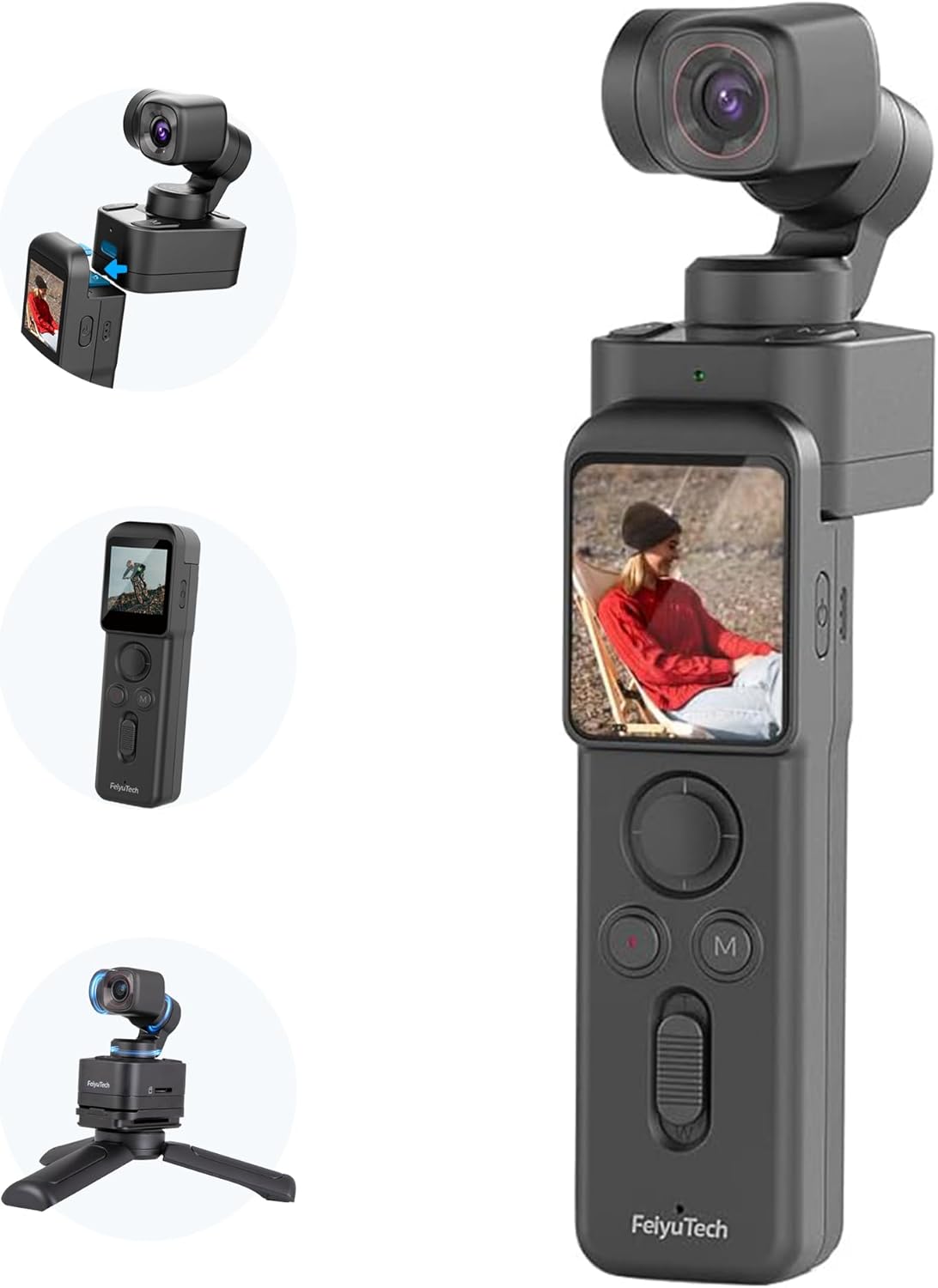 FeiyuTech Pocket 3 4K Gimbal Camera Remote Combo
