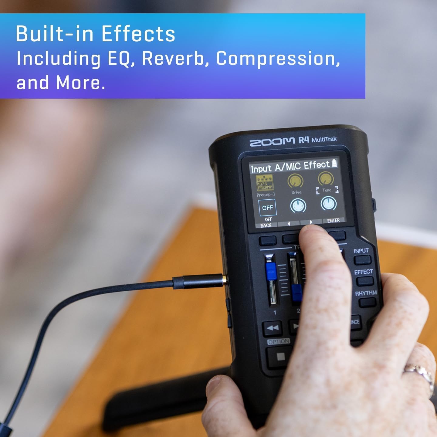 Zoom R4 MultiTrak 32-Bit Float Recorder Bundle with Accessories