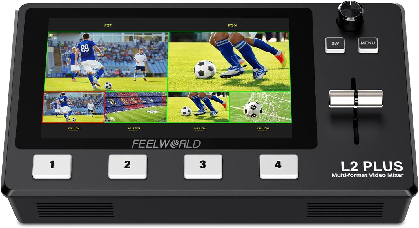 FEELWORLD L2 PLUS Video Mixer Switcher Touch Screen
