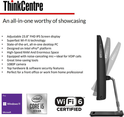 Lenovo ThinkCentre Neo 30a 23.8" AIO Desktop i5